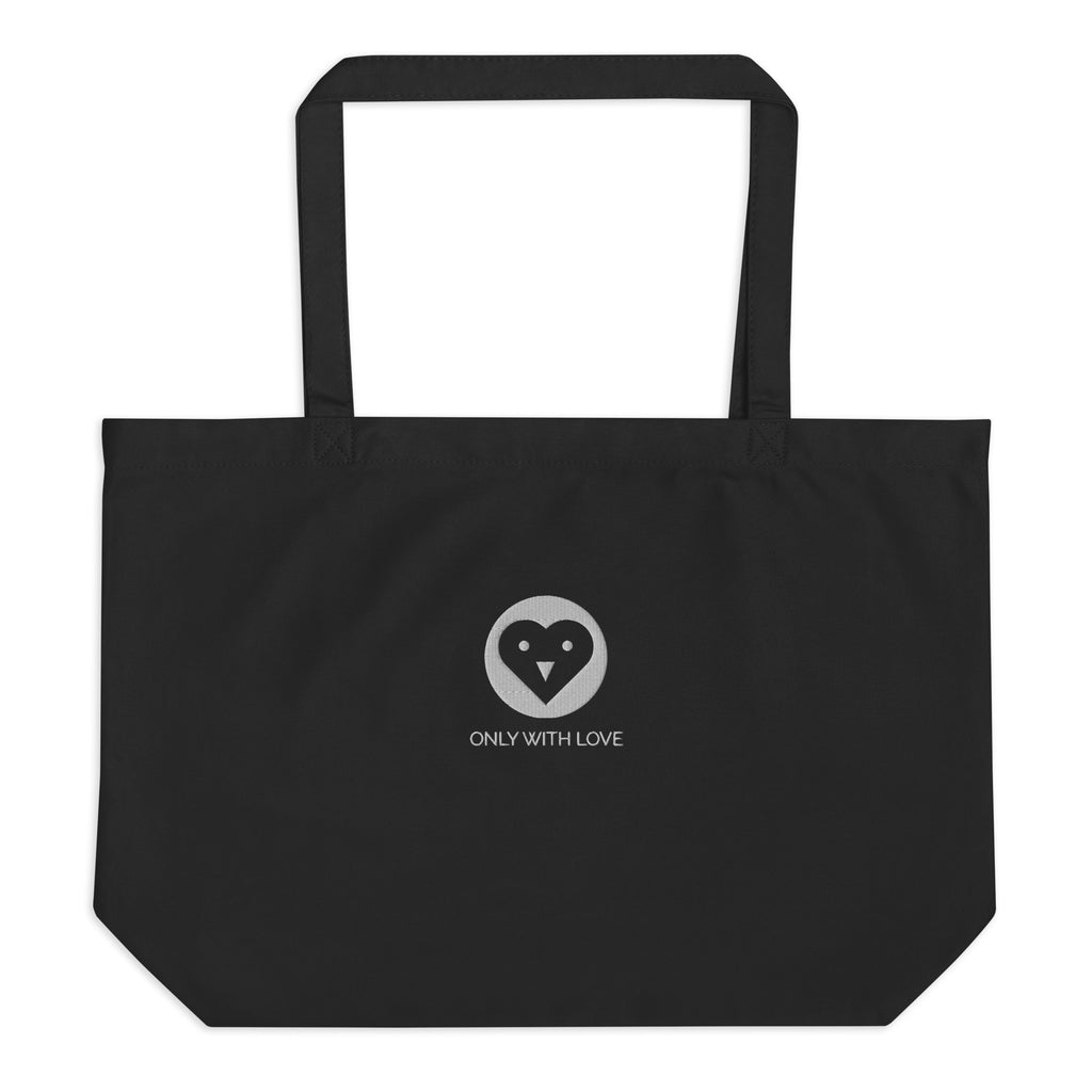 Large Organic LOVE-ly Logo Tote Bag